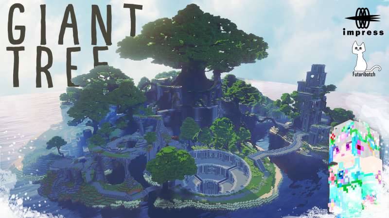 Minecraftゲーム内ストアに巨大樹のある島 Giant Tree の出品を開始 コロコロオンライン コロコロコミック公式