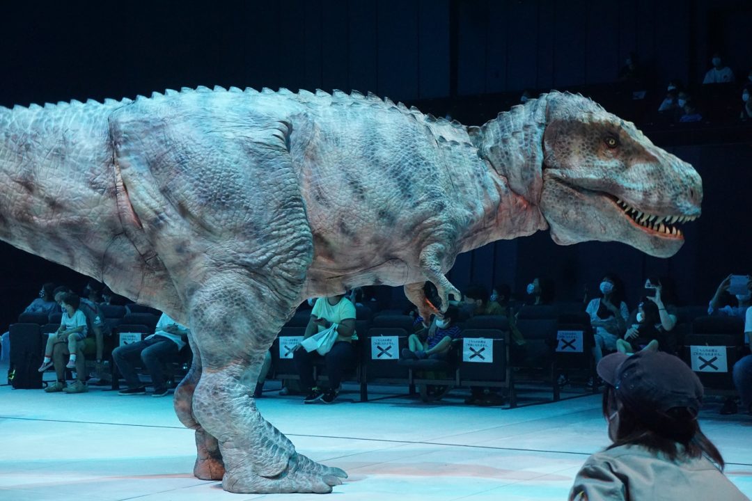 8mのティラノサウルスをはじめ リアルな恐竜たちが立川に現れる Dino A Live 不思議な恐竜博物館 In Tachikawaついに開幕 コロコロオンライン コロコロコミック公式