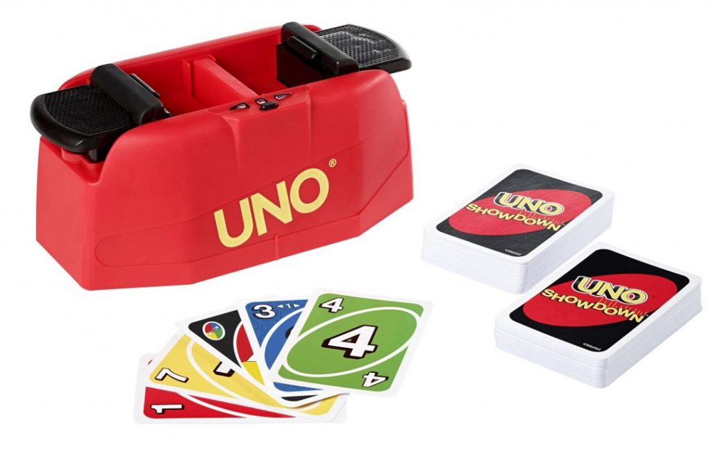 カードゲーム Uno ウノ で早押し対決 新感覚のゲームマシン Uno Showdown ウノ ショーダウン が8月下旬より発売 コロコロオンライン コロコロコミック公式